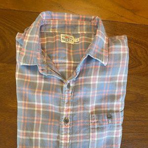 Faherty Brand "All Time" Long-sleeved Casual Dress Shirt (Size L)